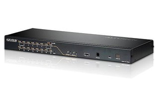Switch KVM Cat 5 2 console 16 ports with Daisy-Chain - ATEN IDATA KH- 2516 A