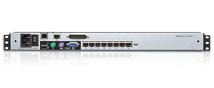 Switch KVM Cat5E/6 Over IP a 8 porte con LCD 19'' Dual Rail, KL1508AIN - Aten IDATA KL-1508AIN