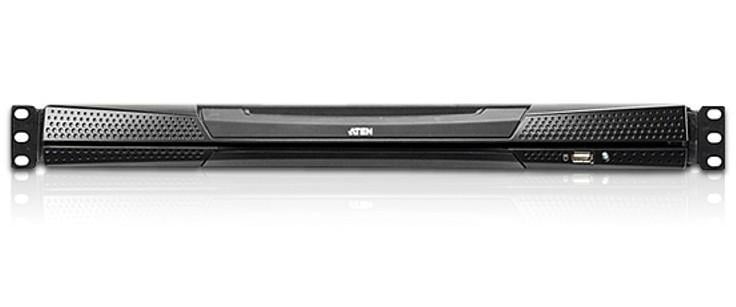 Switch KVM Cat5E/6 Over IP a 8 porte con LCD 19'' Dual Rail, KL1508AIN - Aten IDATA KL-1508AIN