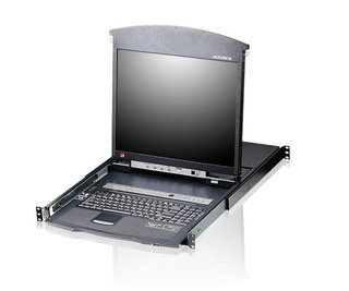 Switch KVM LCD 17" 8 Porte Cat5 Multi-Interface - Aten IDATA KL-1508AMA