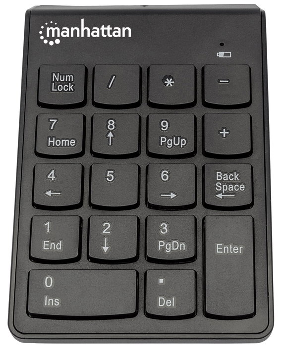 Tastierino Numerico Wireless 18 Tasti - Manhattan IDATA KP-11W