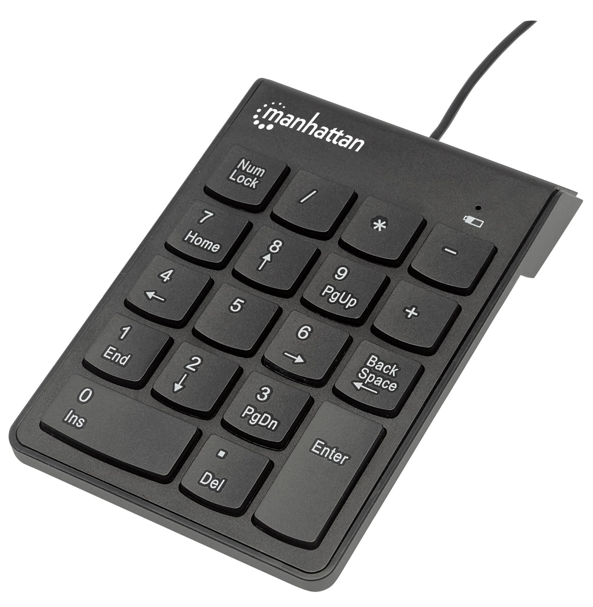 Tastierino Numerico USB 18 tasti - Manhattan IDATA KP-BLK