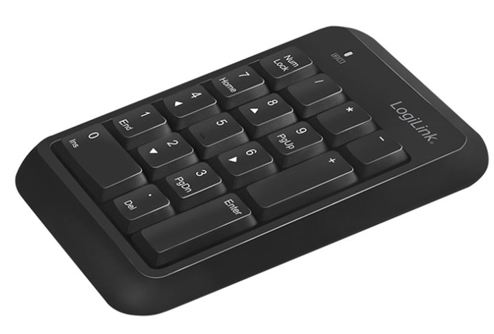Tastierino Numerico Bluetooth 5.1 Nero - Logilink IDATA KP-BLT