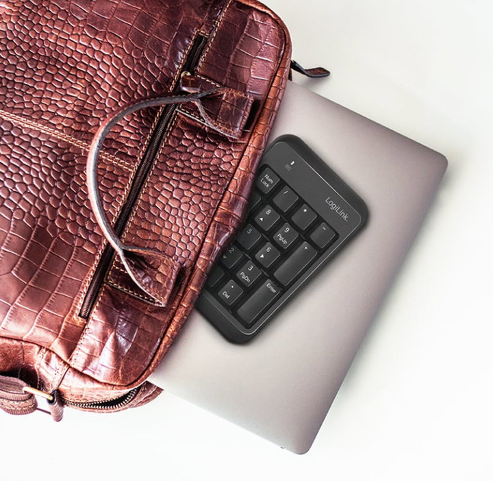 Tastierino Numerico Bluetooth 5.1 Nero - Logilink IDATA KP-BLT