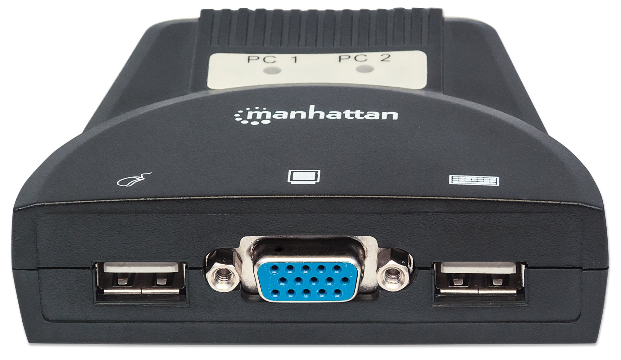 Mini KVM Switch 2 Porte USB con Audio - Manhattan IDATA KVM-522U