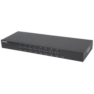 KVM Switch 16 Combo USB + PS/ 2 with OSD - Intellinet IDATA KVM-C 16 UP 3