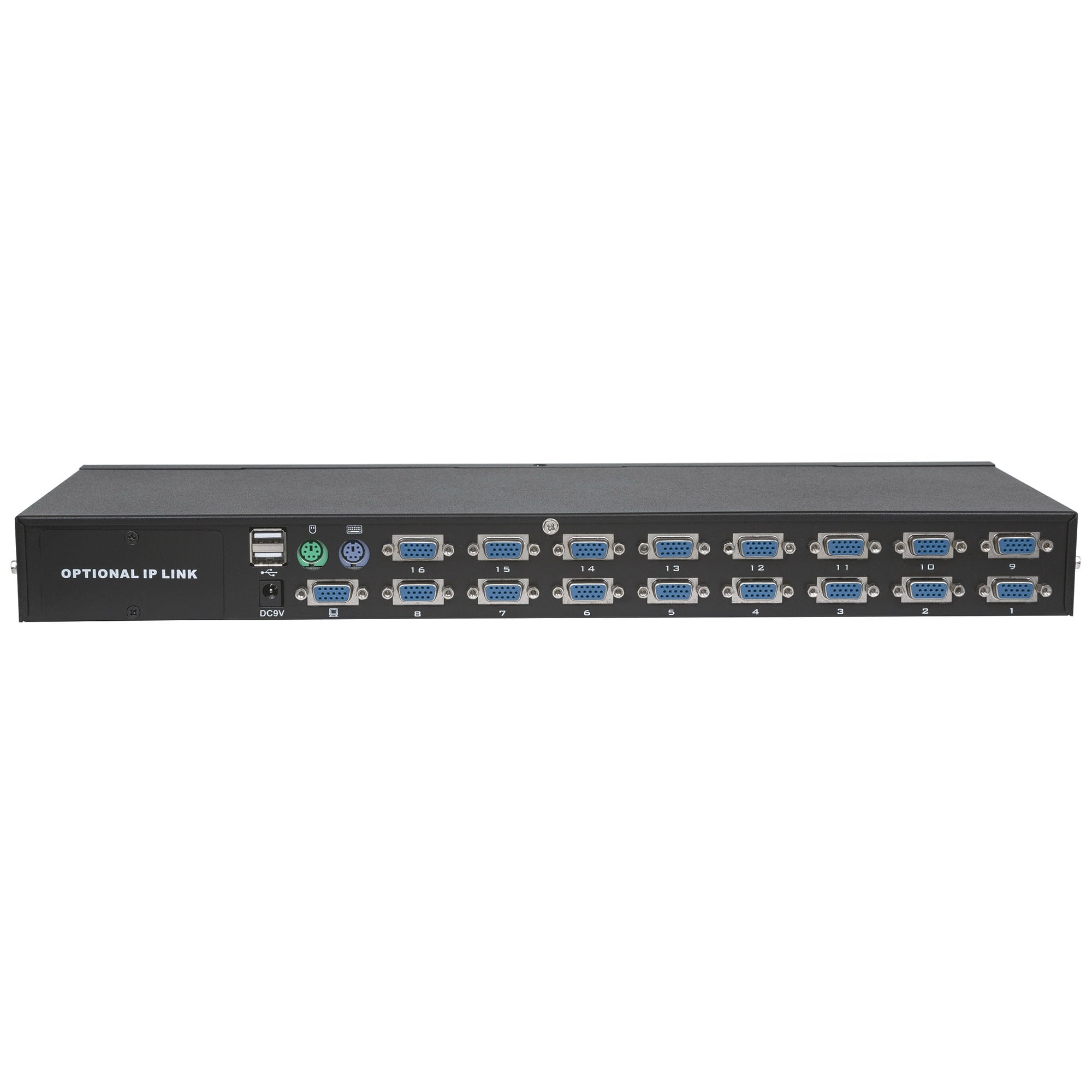 KVM Switch 16 porte combo USB + PS/2, OSD - Intellinet IDATA KVM-C16UP3
