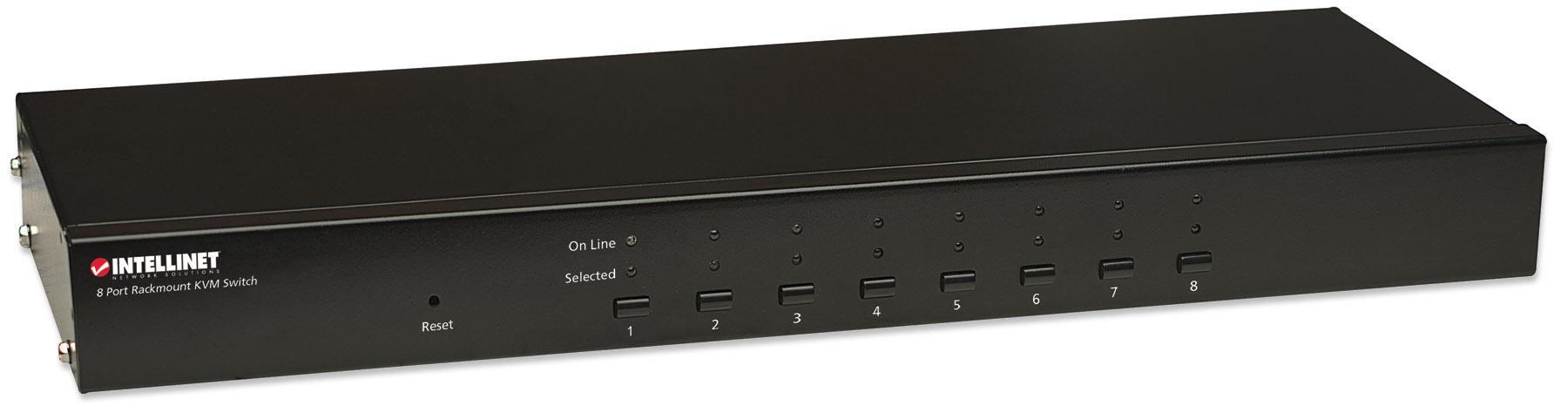 KVM Switch 8 porte combo USB + PS/2, OSD - Intellinet IDATA KVM-C8UP3