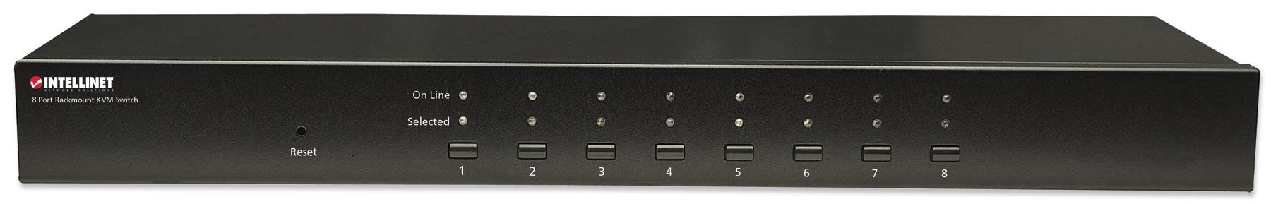 KVM Switch 8 porte combo USB + PS/2, OSD - Intellinet IDATA KVM-C8UP3