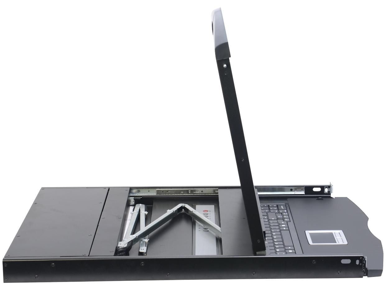 Console KVM USB/PS2 con LCD 17'' da Rack 19'' Dual Rail - Intellinet IDATA KVM-DR17C