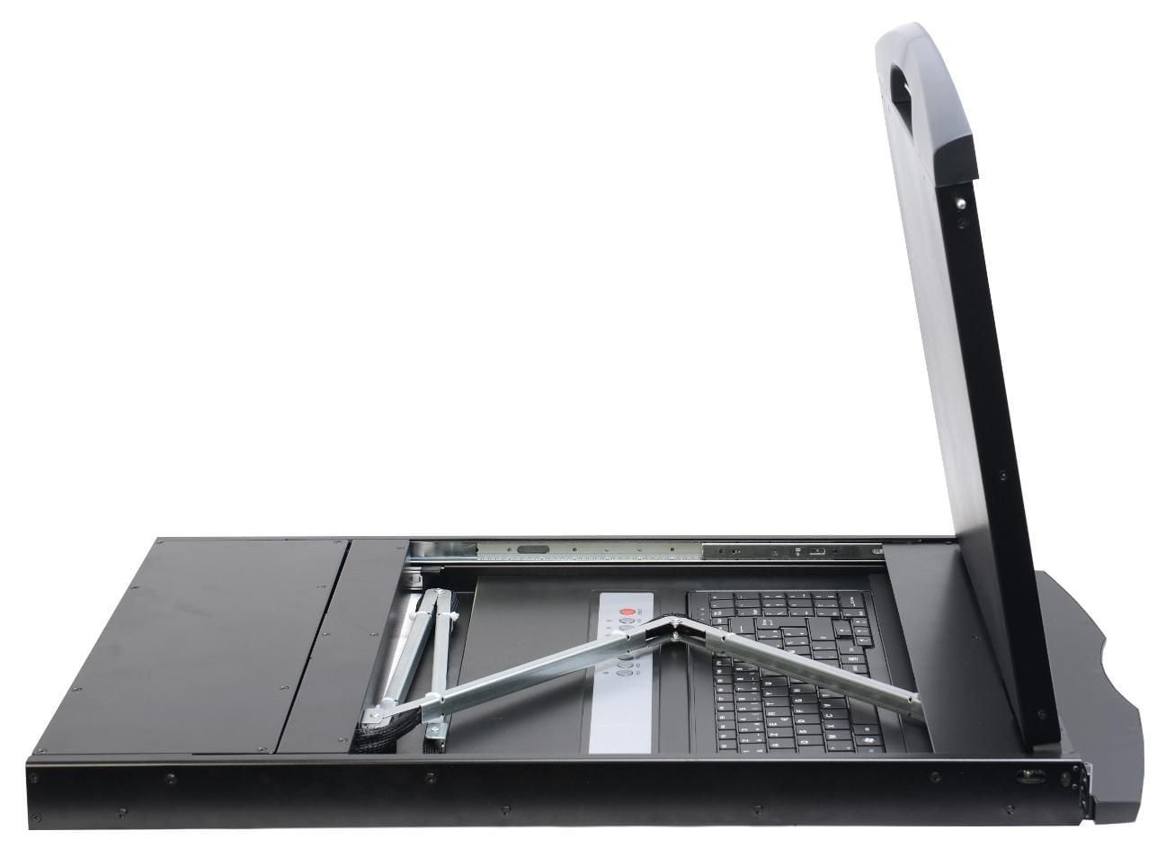Console KVM USB/PS2 con LCD 19'' da Rack 19'' Dual Rail - Intellinet IDATA KVM-DR19C