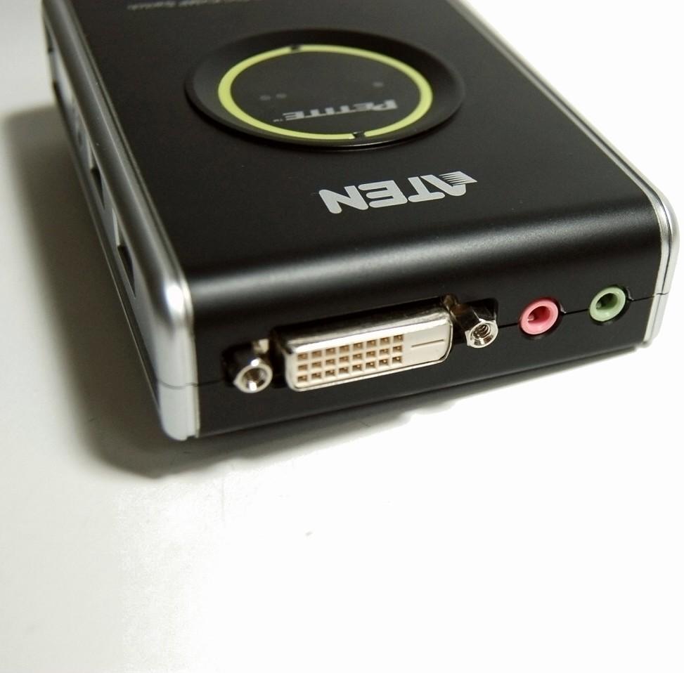 Mini Switch KVM USB Video DVI Audio e Microfono, CS682 - Aten IDATA KVM-DVI2U