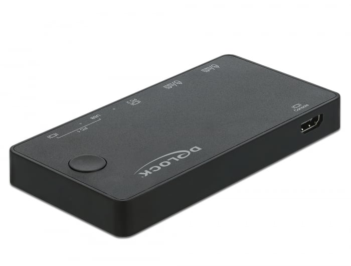 Switch KVM HDMI/USB-C™ 4K 60Hz con USB - Delock IDATA KVM-HD-DPC4K
