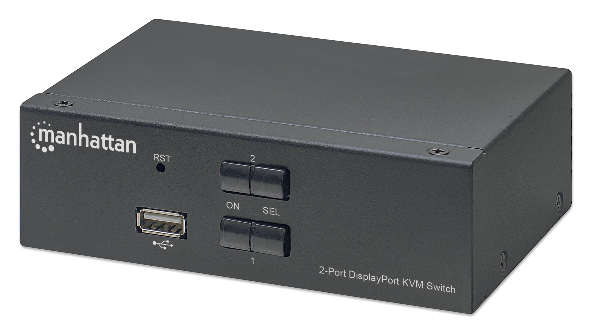 Switch KVM DisplayPort 1.2 a 2 porte 4K con Audio - Manhattan IDATA KVM-HDMI60MH