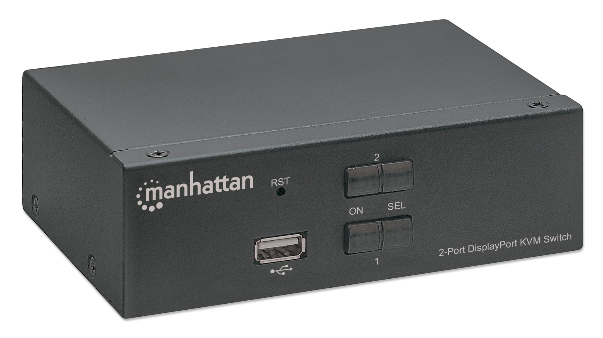 Switch KVM DisplayPort 1.2 a 2 porte 4K con Audio - Manhattan IDATA KVM-HDMI60MH