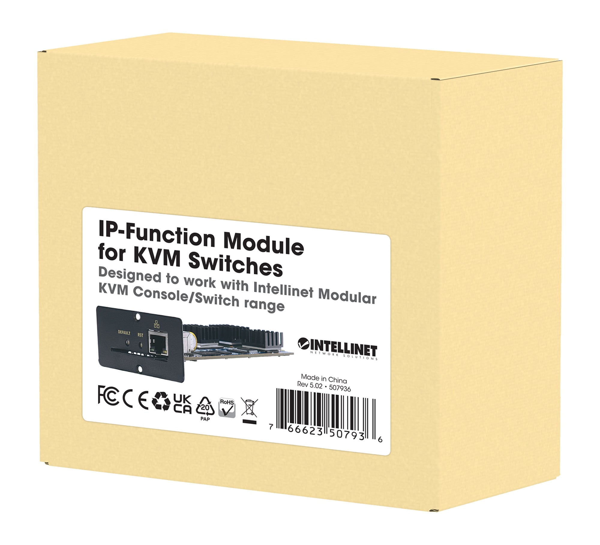 Modulo con Funzione IP per KVM Switch - Intellinet IDATA KVM-IPCARD2