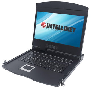 Modular KVM console with 19 " by Rack 19 " - Intellinet IDATA KVM-LCD 19 C