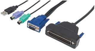 Cable for KVM 1 Console VGA port - Intellinet IDATA KVM-VGA