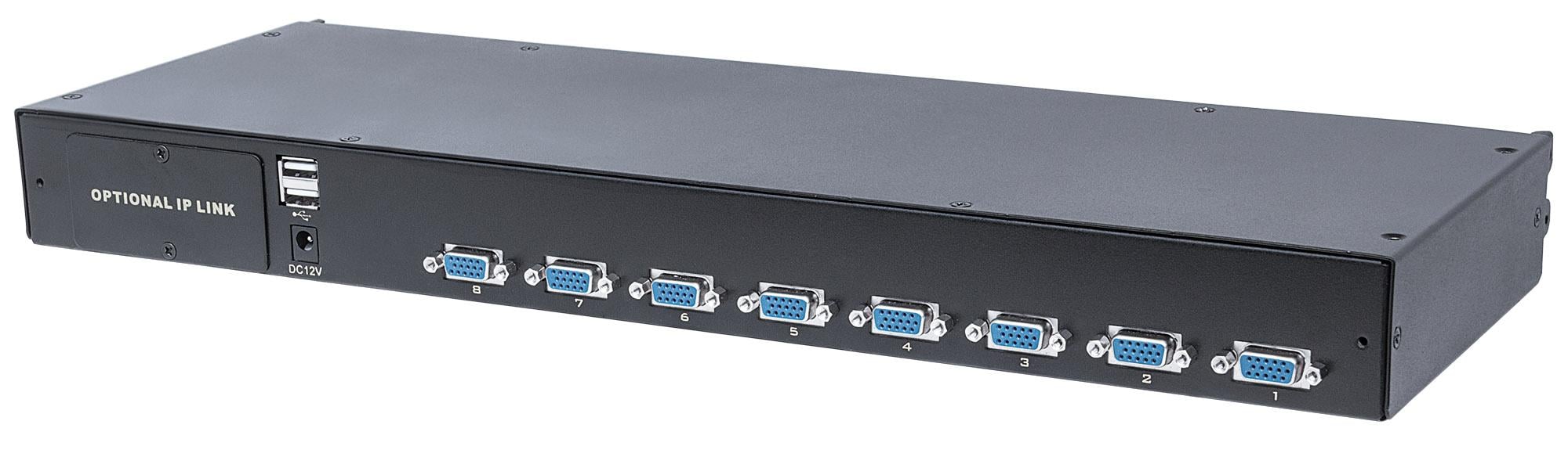 KVM Switch Modulare 8 porte VGA - Intellinet IDATA KVM-VGA8