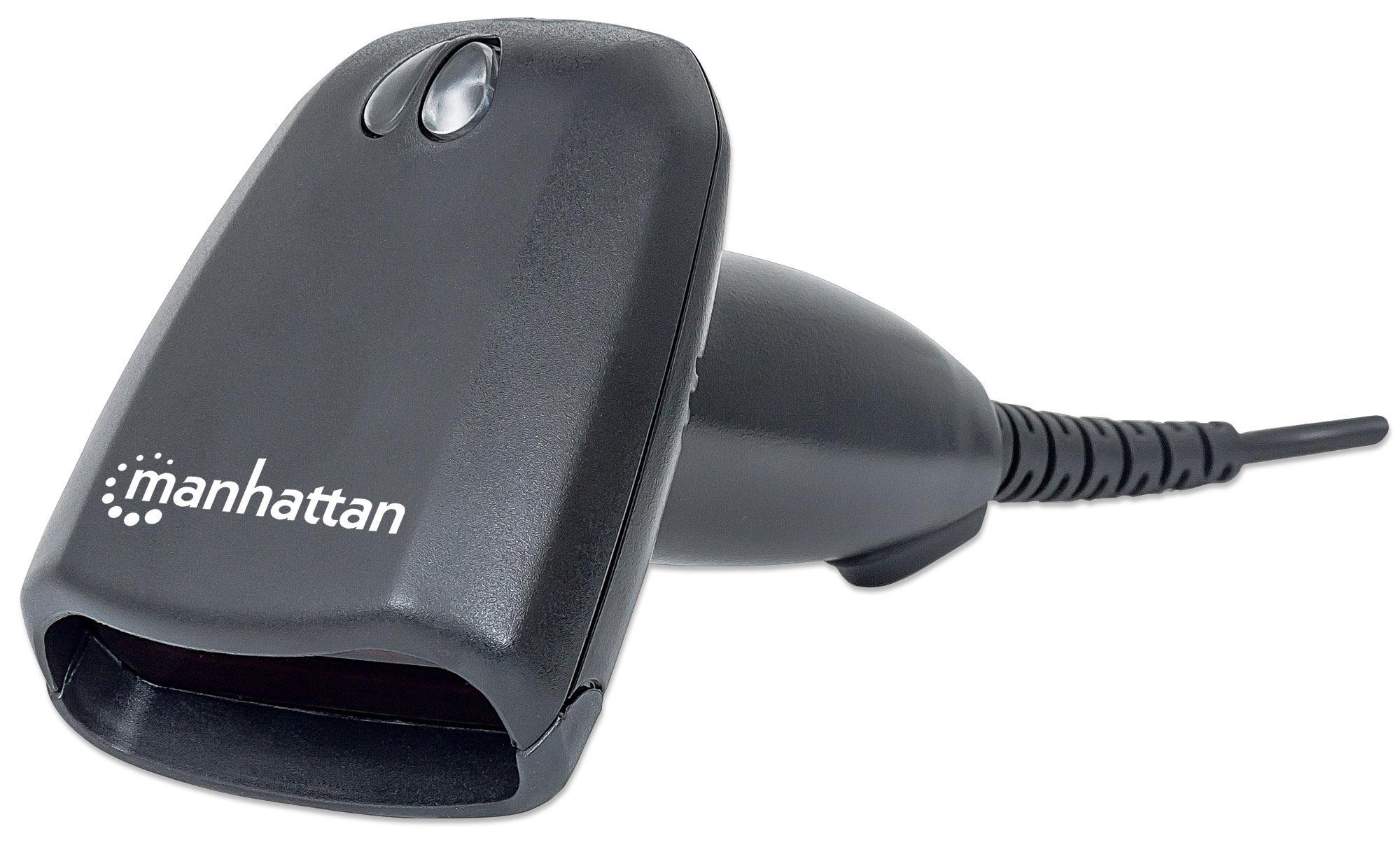 Lettore Laser Barcode USB Nero - Manhattan IDATA LG-USB300