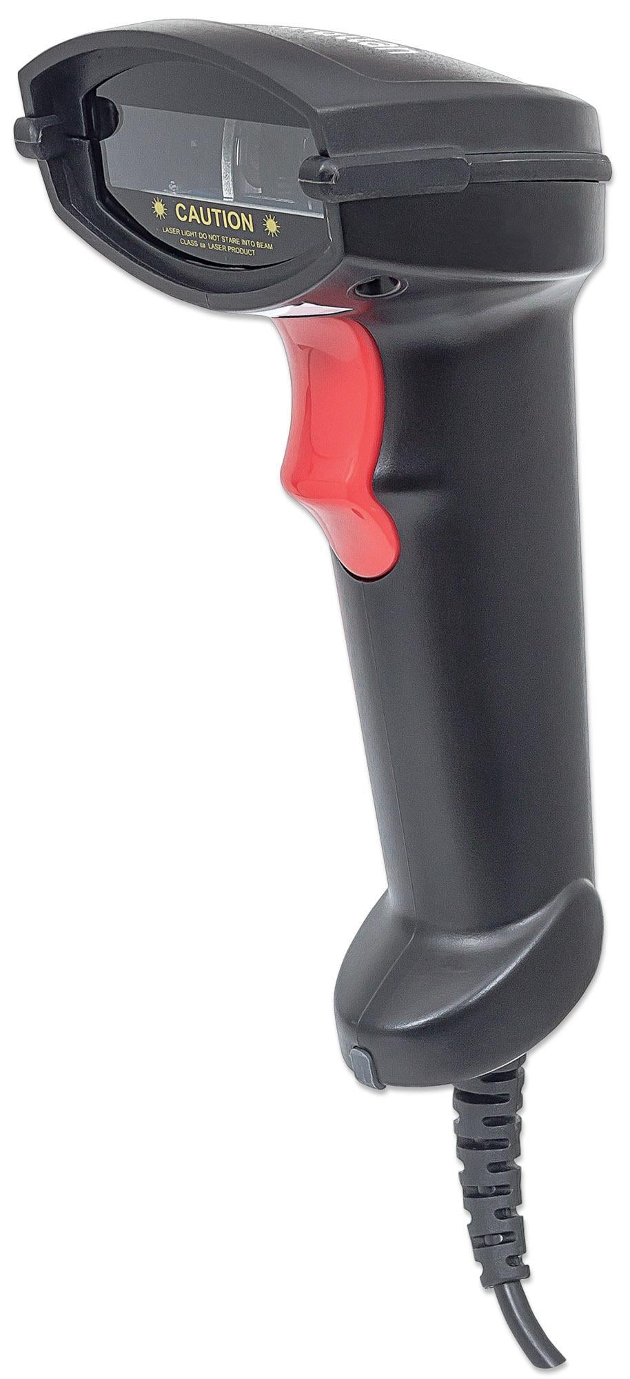 Lettore Laser Barcode Professionale USB Nero - Manhattan IDATA LG-USB400