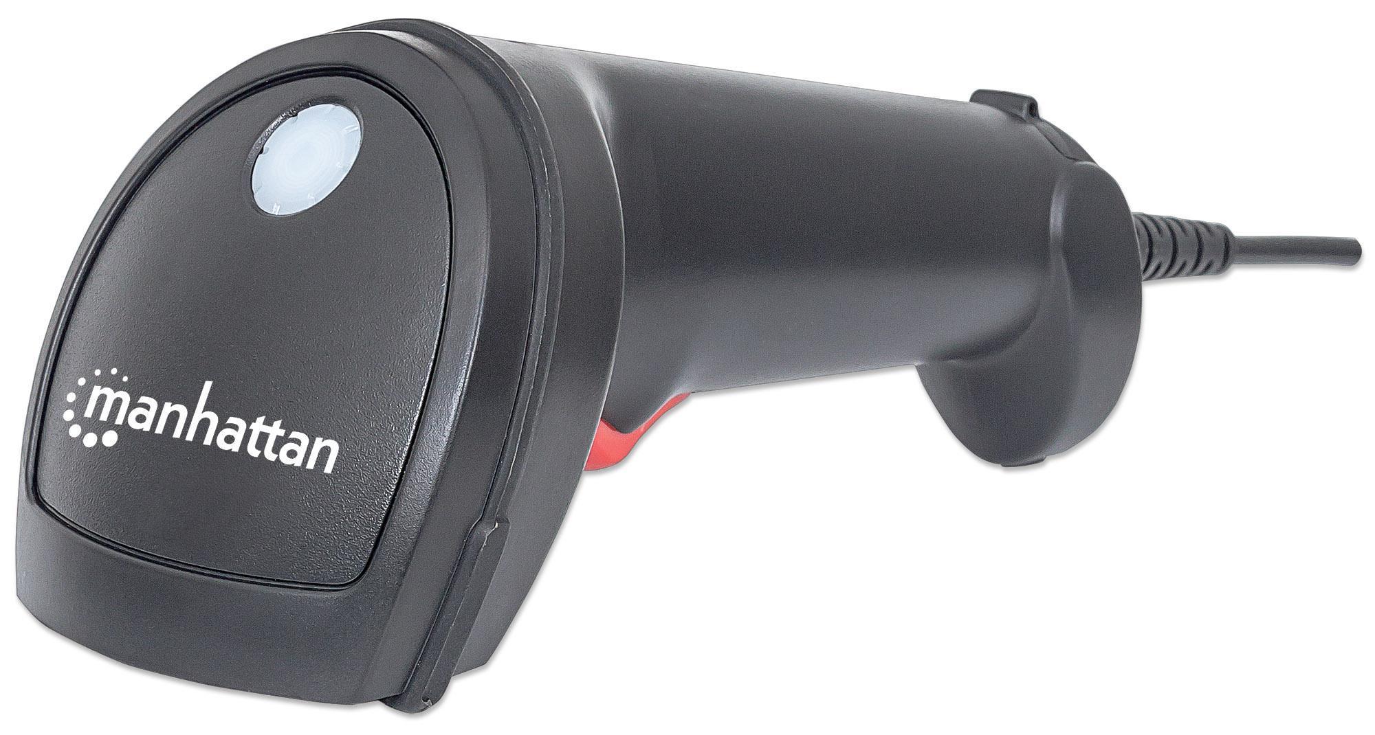 Lettore Laser Barcode Professionale USB Nero - Manhattan IDATA LG-USB400