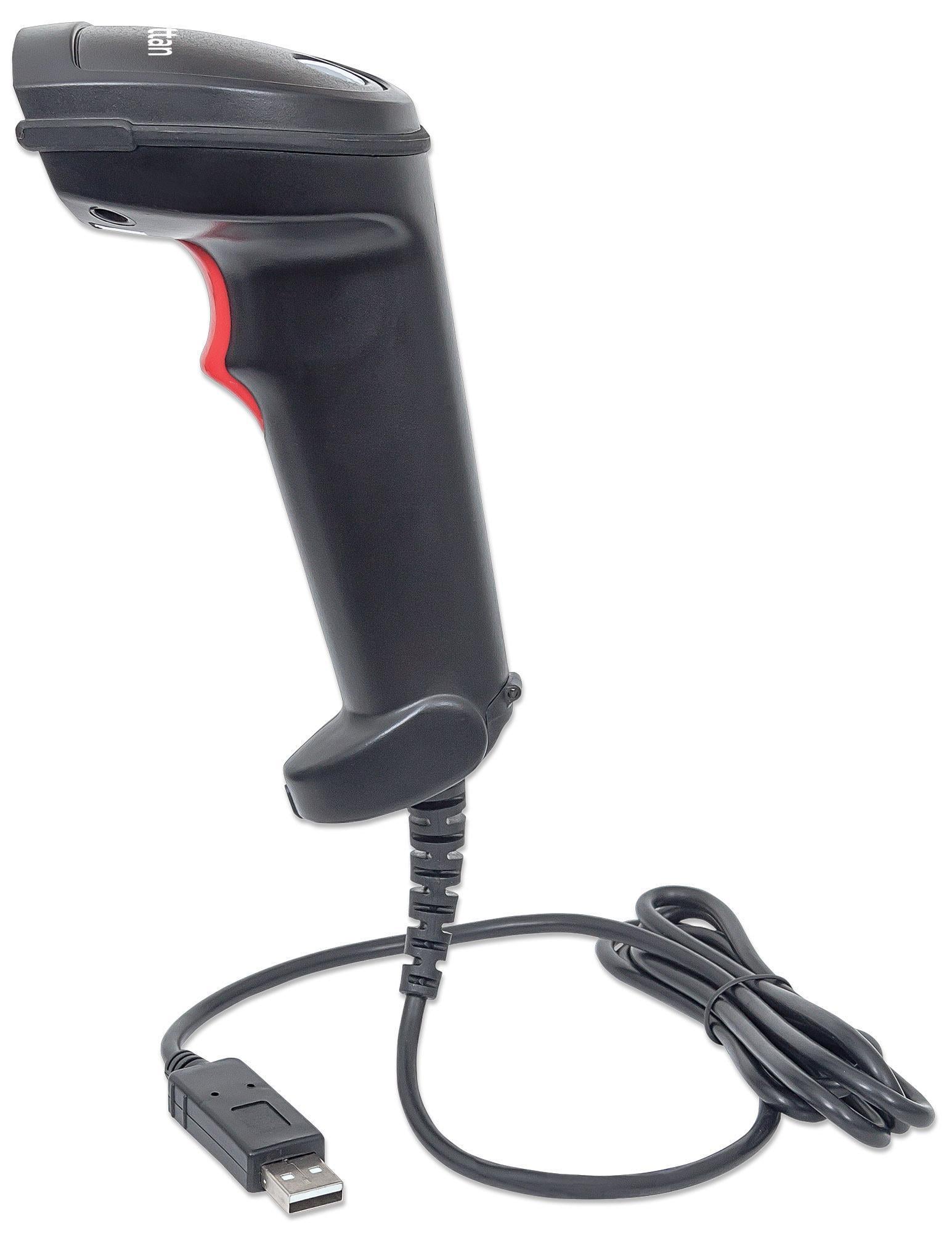 Lettore Laser Barcode Professionale USB Nero - Manhattan IDATA LG-USB400