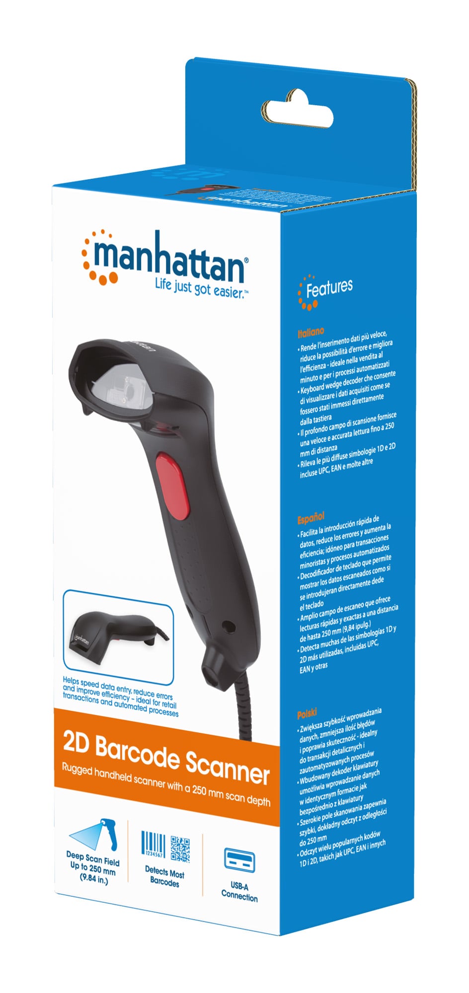 Barcode Scanner 2D - Manhattan IDATA LS-2D-COM