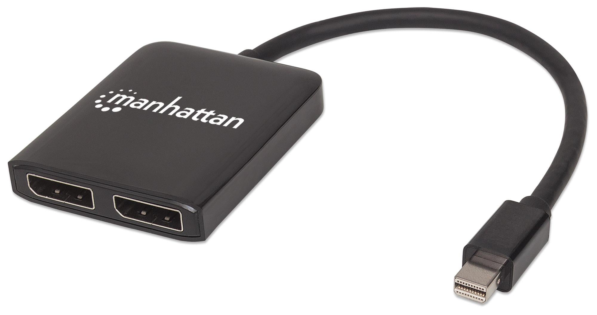 Splitter Hub Mini DisplayPort a 2 porte DisplayPort con MST - Manhattan IDATA MDP-DP2M