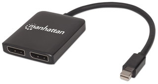 Splitter Hub Mini DisplayPort a 2 Porte DP MST 4K@30Hz - Manhattan IDATA MDP-DP2M