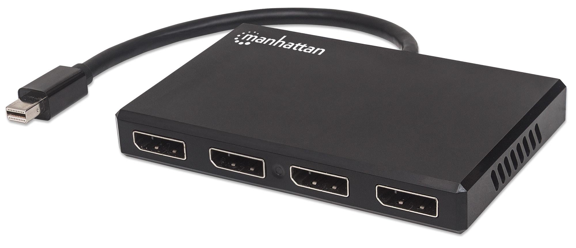 Splitter Hub Mini DisplayPort a 4 porte DisplayPort con MST - Manhattan IDATA MDP-DP4M