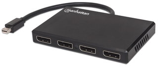 Splitter Hub Mini DisplayPort a 4 Porte DP MST 4K@30Hz - Manhattan IDATA MDP-DP4M