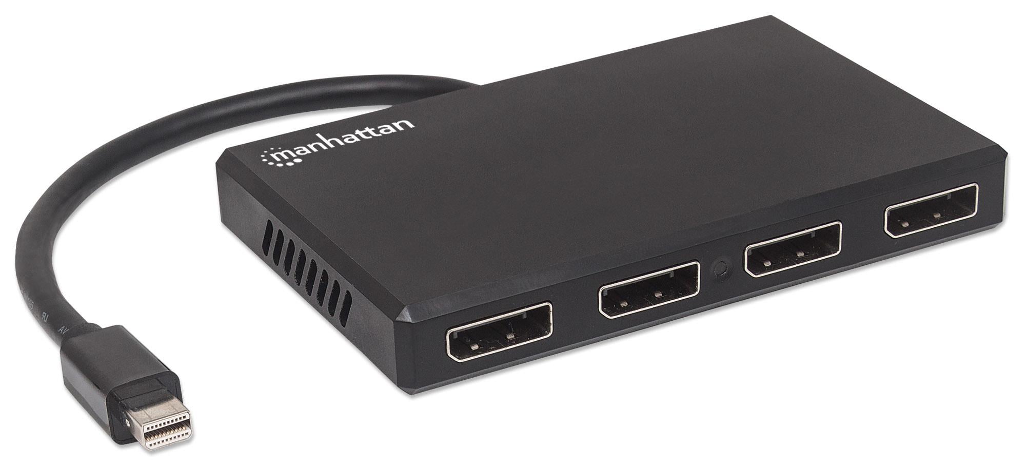 Splitter Hub Mini DisplayPort a 4 porte DisplayPort con MST - Manhattan IDATA MDP-DP4M
