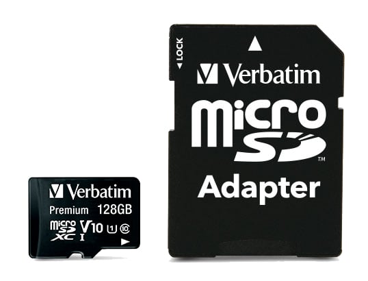 Memoria Micro SDXC 128 Gb con Adattatore - Classe 10 - Verbatim IDATA MSDHC-128GBA