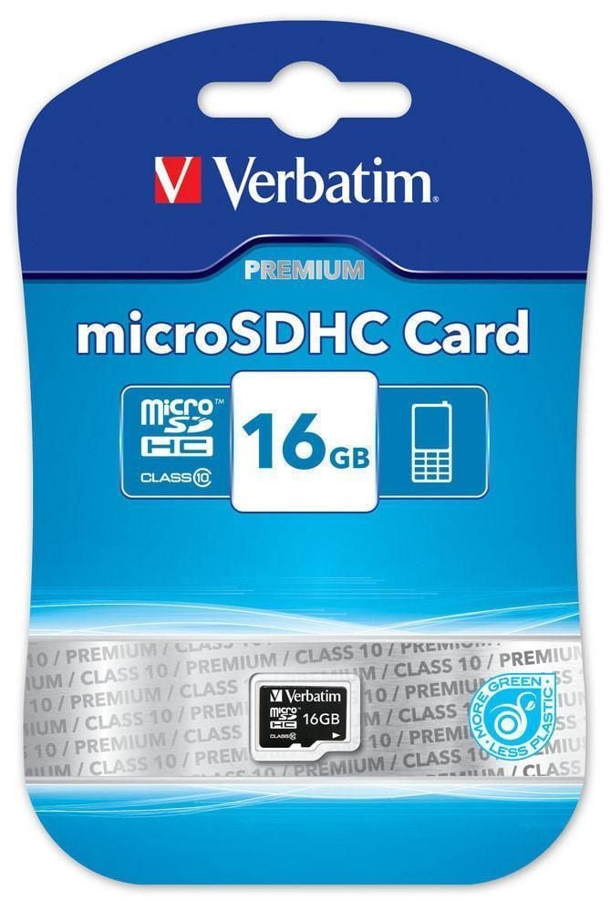Memoria Micro SDHC 16 Gb - Classe 10 - Verbatim IDATA MSDHC-16GB