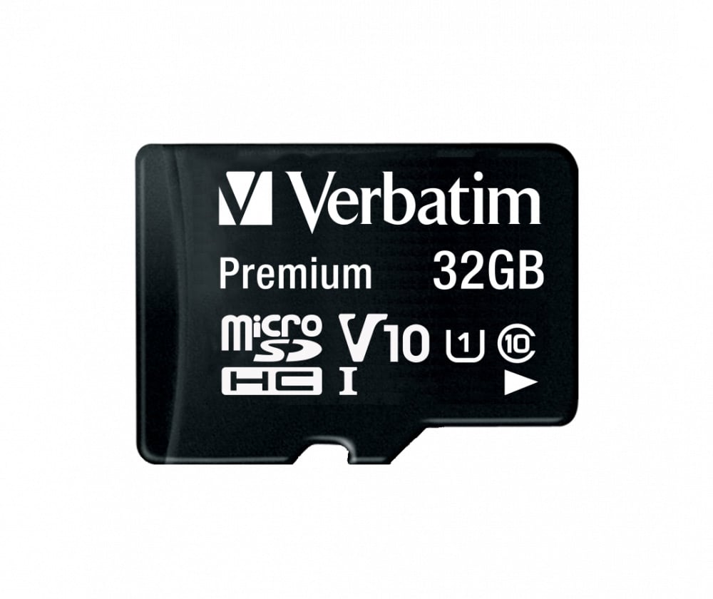 Micro SDHC memory 32 GB Class 10 with Adapter - Verbatim IDATA MSDHC- 32 GBA