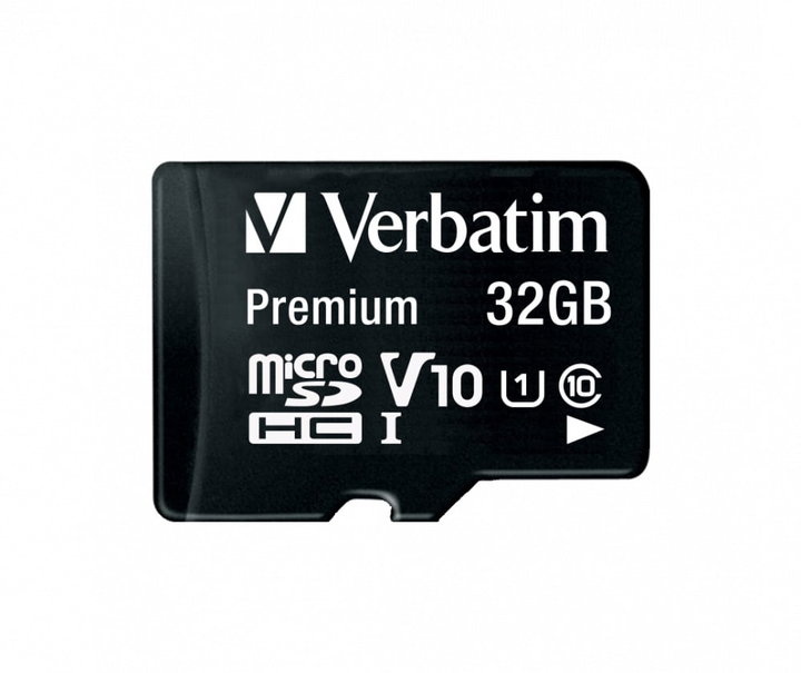 Memoria Micro SDHC 32GB Classe 10 con Adattatore - Verbatim IDATA MSDHC-32GBA
