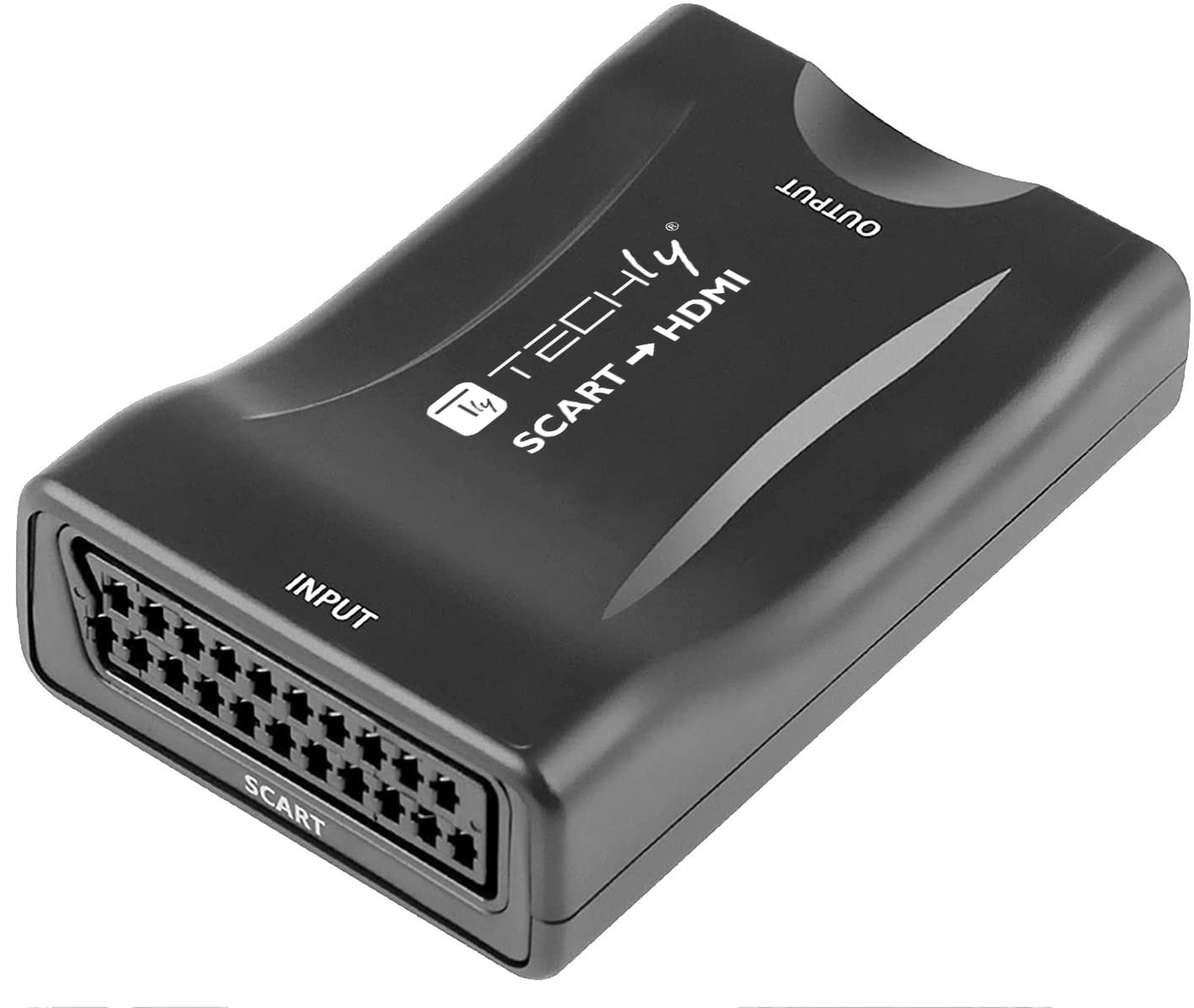 Convertitore Compatto da Scart a HDMI Selezione 720p/1080p - Techly IDATA SCART-HDMI3