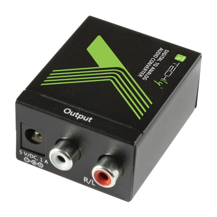 Convertitore Audio da digitale SPDIF ad analogico - Techly IDATA SPDIF-3