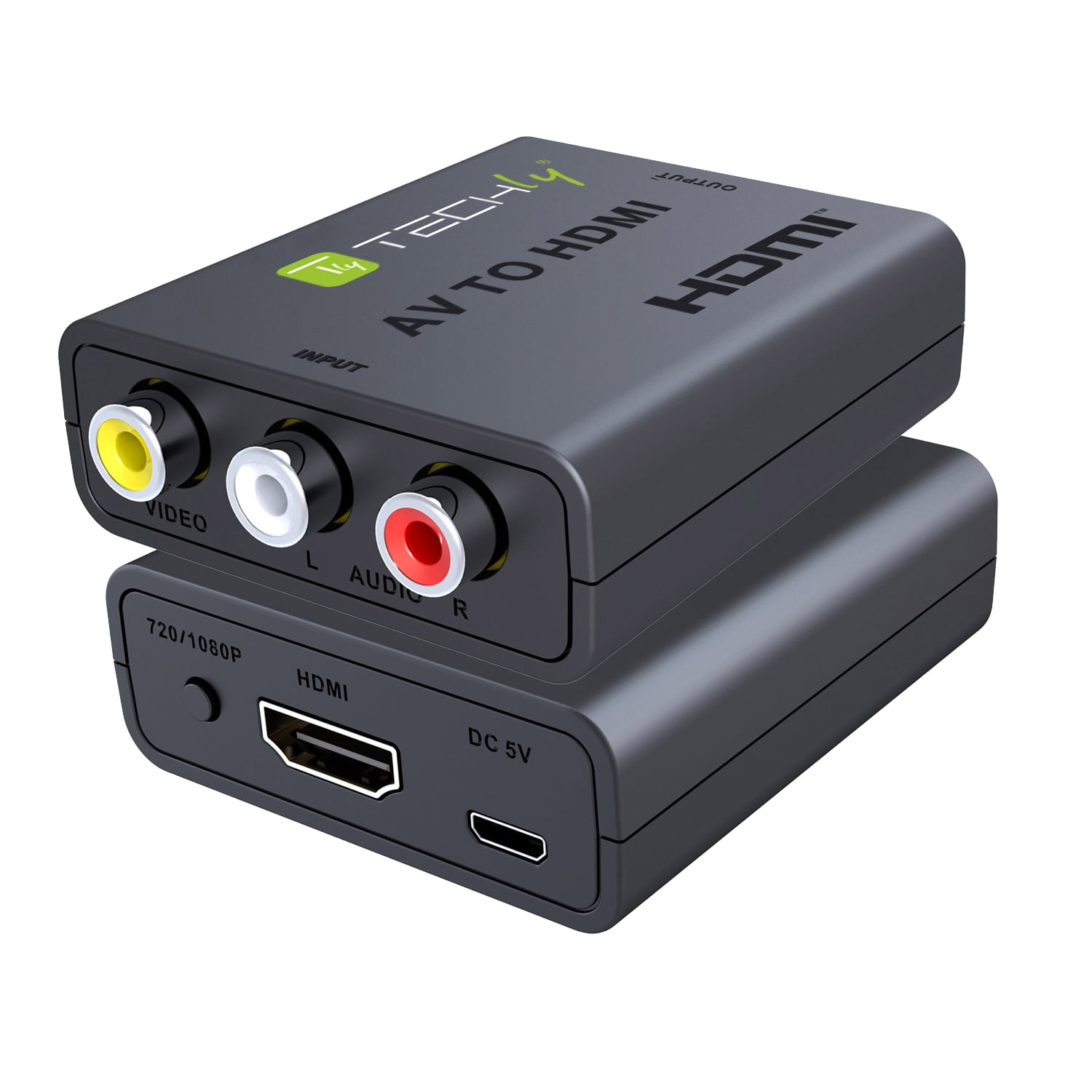 Convertitore AV 3 RCA ad HDMI - Techly IDATA SPDIF-71
