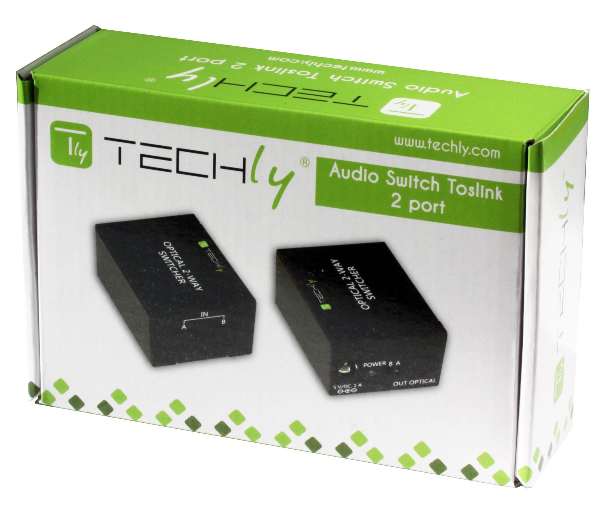 Switch Audio Toslink 2 Porte - Techly IDATA TOS-SW2