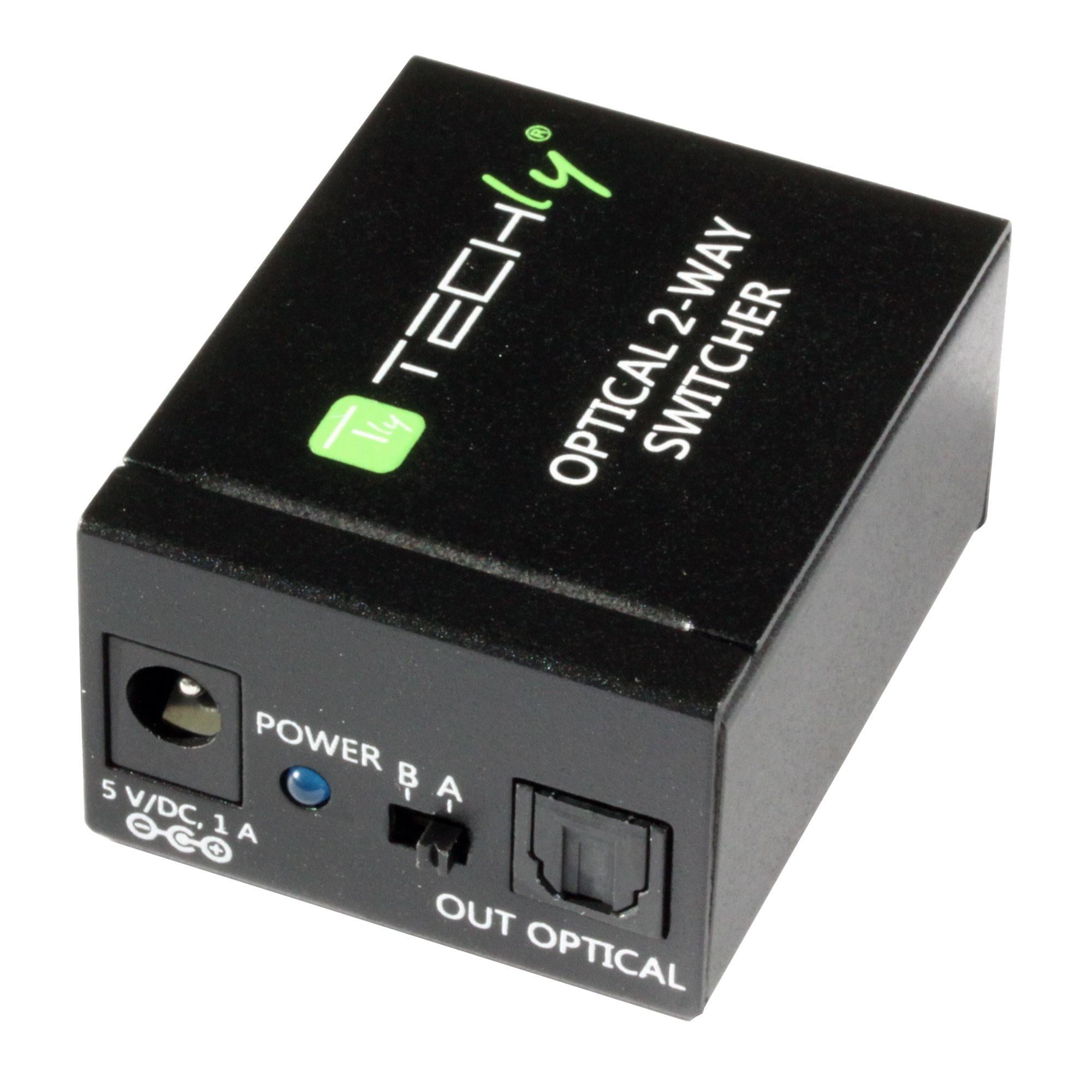 Switch Audio Toslink 2 Porte - Techly IDATA TOS-SW2
