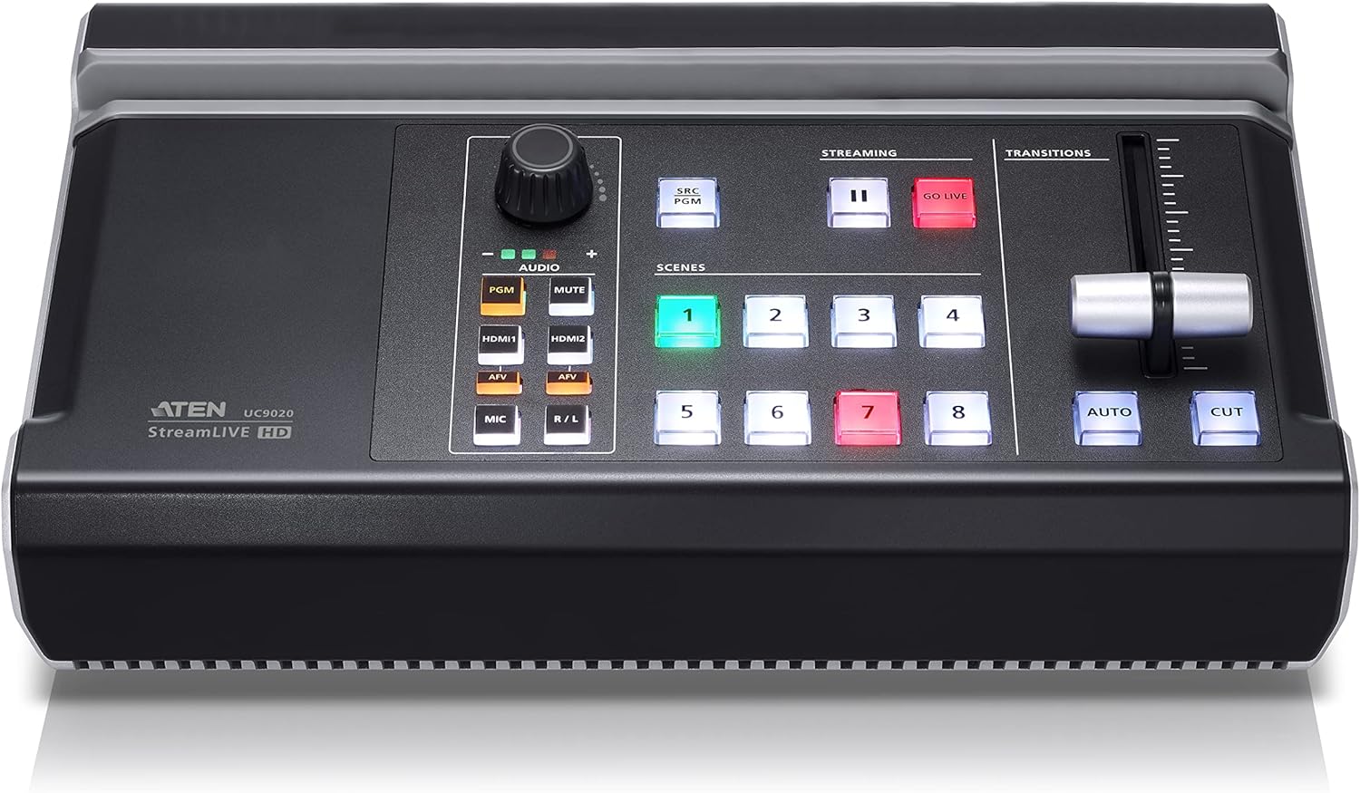 Mixer Audio/Video multicanale All-in-one per StreamLive™ HD su CDN e Social Network UC9020 - Aten IDATA UC-9020