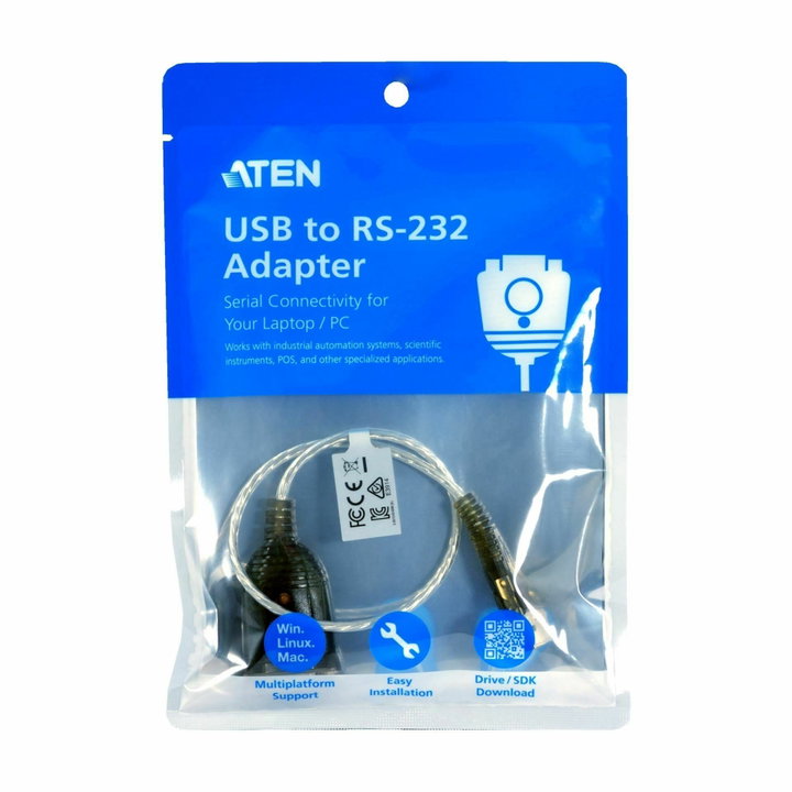 Convertitore da USB a Seriale RS-232 con LED 1m - Aten IDATA UC232A1