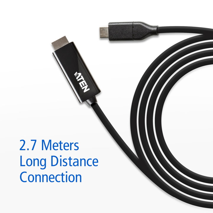 Cavo convertitore USB-C a HDMI 4K 2,7m - Aten IDATA UC3238
