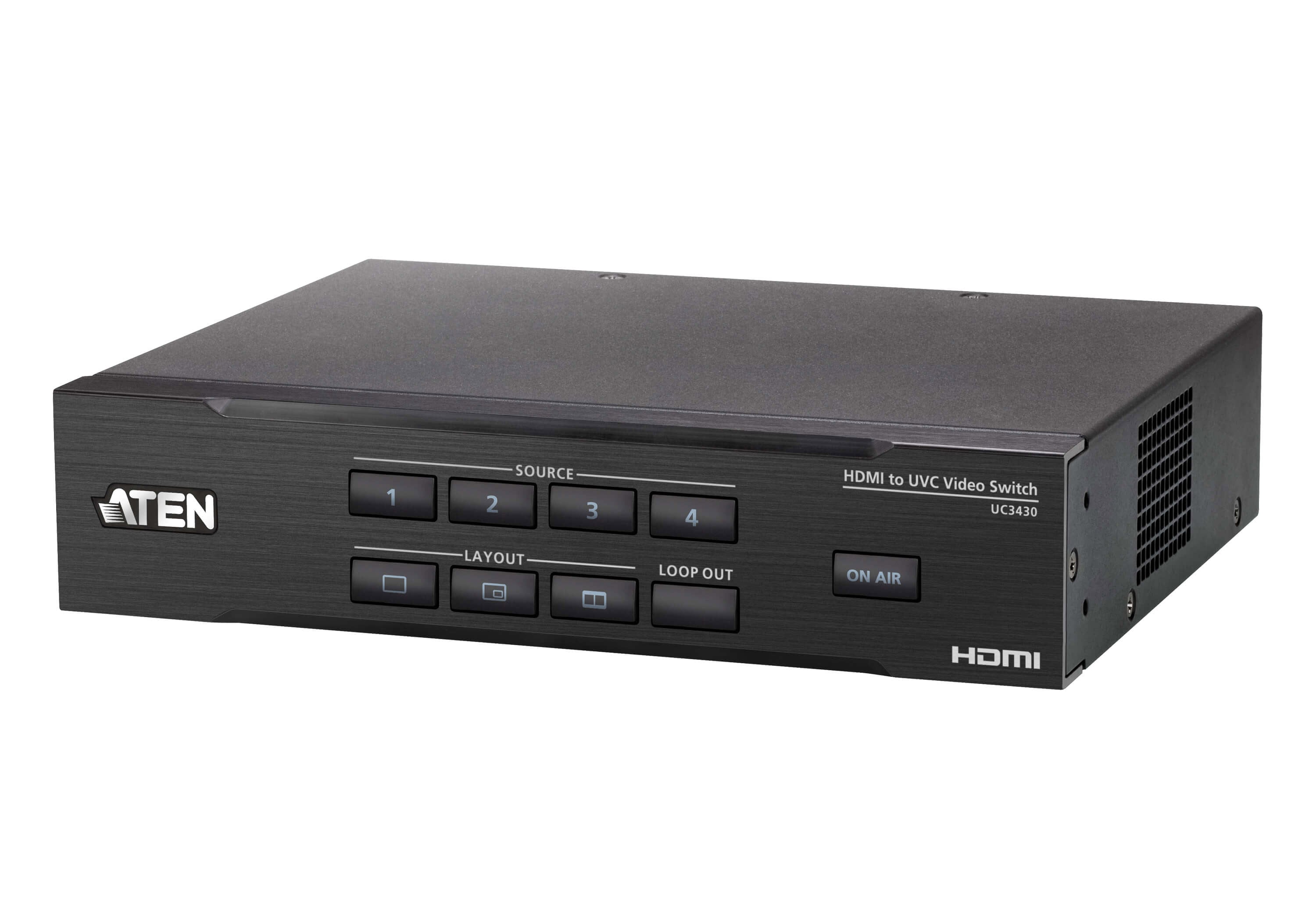 Commutatore Video CAMLIVE™ PRO 4K da HDMI a USB a 4 Ingressi, UC3430 - Aten IDATA UC3430