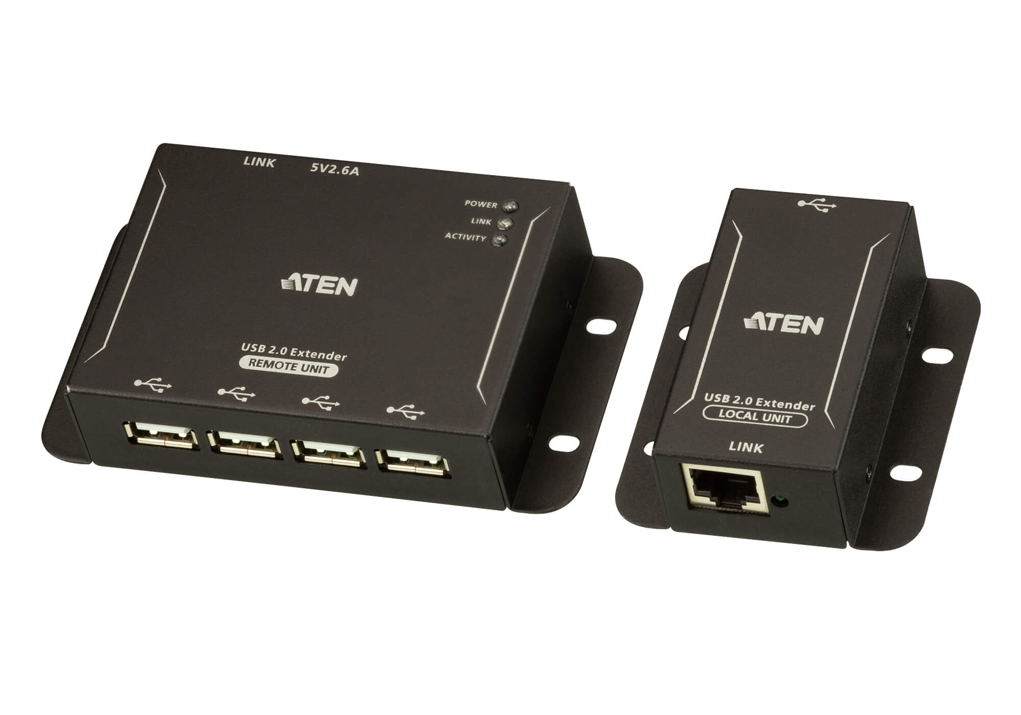 Estensore USB 2.0 Cat5 a 4 Porte fino a 50m, UCE3250 - Aten IDATA UCE-3250
