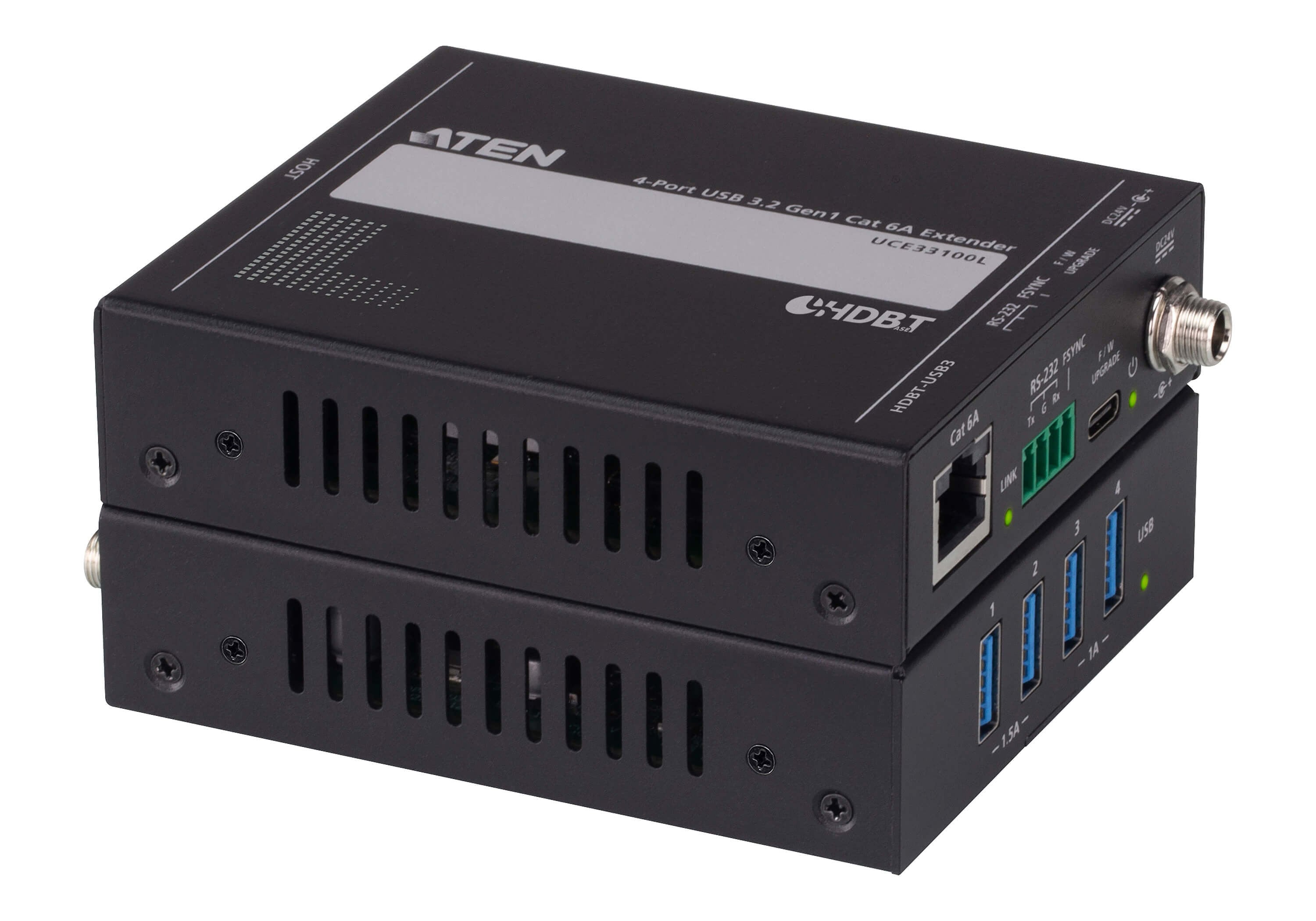 Estensore USB 3.0 Gen. 1 Cat6A a 4 porte (100m), UCE33100 - Aten IDATA UCE-33100