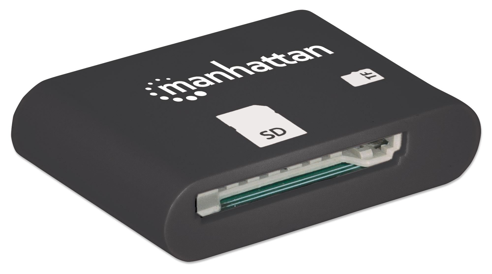 Mini Lettore Micro USB di Memorie SD/MicroSD per Smartphone e Tablet - Manhattan IDATA UOTG-READER3