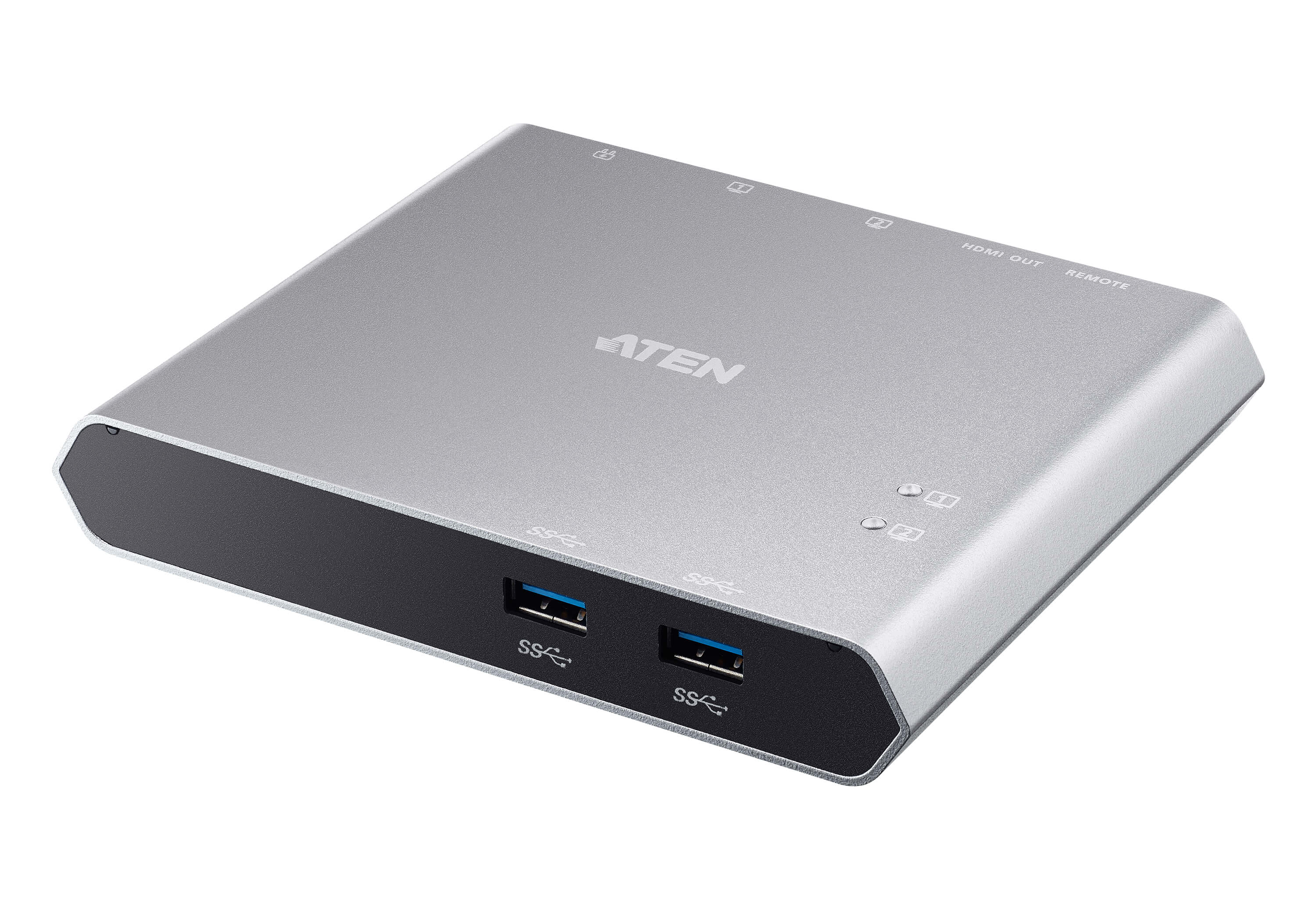 Switch Dock USB-C™ Gen 1 a 2 porte con pass-through dell'alimentazione, US3310 - Aten IDATA US-3310